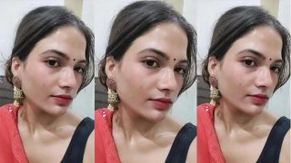 Slim Horny Indian Wife Fully Nude Showing Boobs MMS
