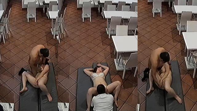 Desi Girl Affair With Uncle Fucking In Restaurant CCTV Captured